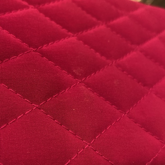 Vera Bradley Quilted Tote Fuchsia Shoulder Bag Purse - Picture 6 of 17